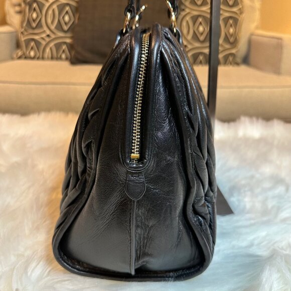 Coach Nolita Large Gathered Leather Satchel - Picture 3 of 12